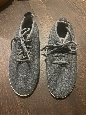 Allbirds Men's Gray Wool Knit Casual Lace-Up Sneakers -Size 9